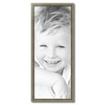 thumbnail image 2 of ArtToFrames 15" x 37" Silver Picture Frame, 15x37 inch Silver Wood Poster Frame (WOM-5023), 2 of 7