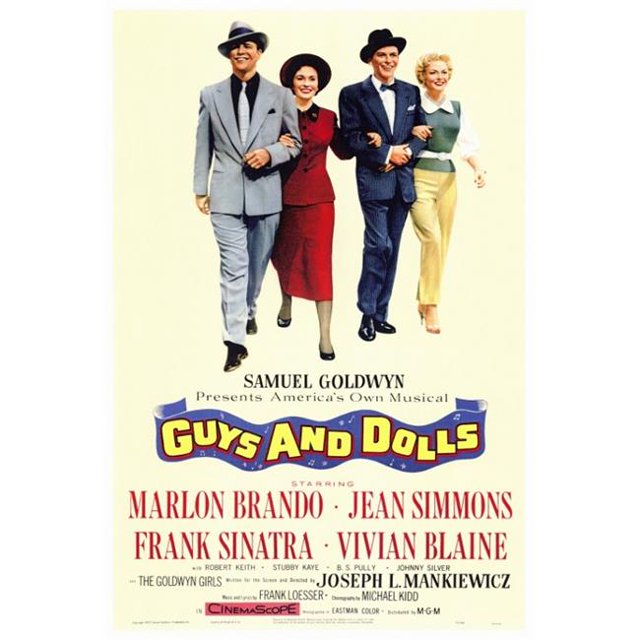 Guys & Dolls Movie Poster - 27 x 40 in.