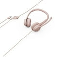 thumbnail image 3 of Logitech H390 Wired USB Headset, Stereo Headphones with Noise-Cancelling Microphone, USB, In-Line Controls, PC/Mac/Laptop, Rose (981-001356), 3 of 8