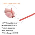 thumbnail image 3 of Uxcell 2 Count Wire Polyvinyl Chloride Hookup Wire, Copper Wire with Spool for Internal Connecting Wire Red 26AWG,30m, 3 of 7