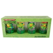 Teenage Mutant Ninja Turtles 16oz Pint Glass Set of 4 by Just Funky