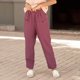 thumbnail image 2 of Pantalones Con Botones de Pierna Ancha Para Mujer, Informales, Sueltos, de Algodón Y Lino, A La Moda Odeerbi ODB-6, 2 of 5