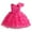 Hot Pink, variant on FAOWME Child Girls Tulle Pageant Dress Party Bow Knot Sleeveless Gown Dresses Red 3-4 Years