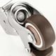 thumbnail image 4 of Set of 4 TPE Furniture Casters with Brake, Swivel Casters with L-Mount Plate, Rubber Castors for Nursery, Furniture, Flower Stand (25mm)., 4 of 5