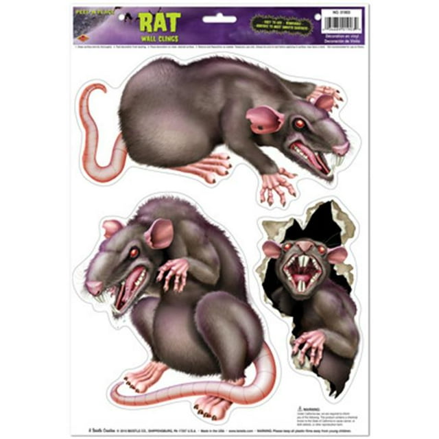 Beistle 01903 Rat de Fête Peeling N Pack de 12