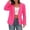 Hot Pink, variant on Womens Blazer Long Sleeve Slim Fit One Button Business Work Office Suit Jacket with Pockets Watermelon Red S