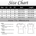 thumbnail image 5 of Gibobby Top informal Sexy para mujer, camiseta sin mangas con cuello en V, chaleco estampado, camiseta tipo túnica, camisetas sin mangas, Top de(Azul,G), 5 of 5