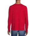 thumbnail image 4 of George Men's Crewneck Tees with Long Sleeves, 3-Pack, 4 of 5