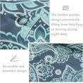 thumbnail image 6 of Whale Flotilla 3-Piece Queen Comforter Set, Soft Reversible Bedding Comforter Sets, Paisley Printed Down Alternative Comforter Duvet for All Seasons, Turquoise, 6 of 9