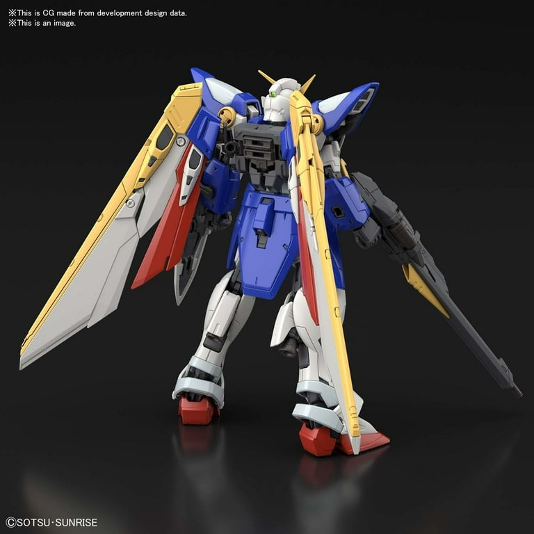 Bandai Hobby - RG 1/144 Wing Gundam Plastic Model Kit, Bandai