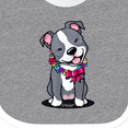 thumbnail image 4 of Inktastic Smiling Pit Bull Boys or Girls Baby Bib, 4 of 4