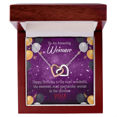 thumbnail image 4 of Pour Maman Message d'Anniversaire Meilleur dans l'Univers Inséparable Collier, 4 of 7