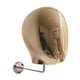 thumbnail image 3 of Cabeza de maniquí para colgar en la pared, soporte para exhibición de pelucas, sombrero de cabeza de maniquí desmontable Oro, 3 of 8
