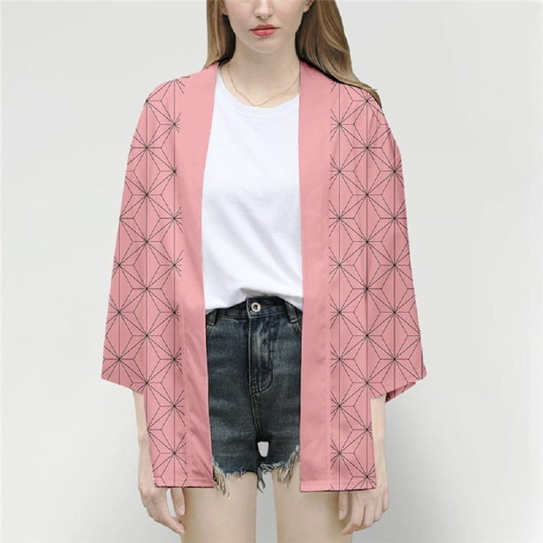 BUCKS Fashion Demon Slayer Kimono Party Cosplay Jackets Anime Cosplay New Plus Size Clothing Tomioka Giyuu Kamado Tanjiro Kamado Nezuko Kimetsu No Yaiba/Multicolorpangjing
