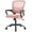 Pink-Fixed Arms, variant on CONCETTA Office Chair, Ergonomic Mesh Back Computer Desk Chair with Lumbar Support, Adjustable Swivel Executive Office Task Chair for Home and Work, Gray