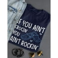 thumbnail image 3 of Crocin' And Rockin' T-Shirt Women -Smartprints Designs, Female 3X-Large, 3 of 4