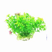 Finaqua 7-Pack Realistic Artificial Aquarium Plants, Plastic Grass Decor for Freshwater & Saltwater, Fit All Tank Sizes