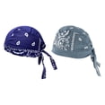 thumbnail image 1 of Gorro pirata para ciclismo, bandana, algodón transpirable y absorbente. azul gris oscuro, 1 of 5