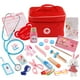 thumbnail image 1 of Kit De Médicos De Madera, Juego Educativo De Simulación, Juego Médico Para Niños, Médicos, Enfermeras, Juego Con Bolsa De Tela Funcional, Regalo Para Niñas Yuarrent FN002867-00, 1 of 6