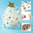 thumbnail image 3 of Uxcell Perlas de Estrella de Cristal de 8 mm, 400 Pcs Separadores de Vidrio en Forma de Estrella, Encantos Coloridos, 3 of 6