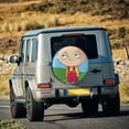 thumbnail image 6 of Cartoon Stewie Family Guy Spare Tire Cover Waterproof Dust-Proof Universal Wheel Tire Cover Protector Accessories 14" 15" 16" 17", 6 of 7