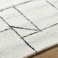 thumbnail image 5 of Hauteloom Sanaz Wool Living Room, Bedroom Area Rug - Contemporary - Ivory, Charcoal, Slate Blue - 9' x 12', 5 of 6