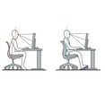 thumbnail image 3 of kurtrusly Foot Rest Office Ergonomic Under reader foot rest Desk - Adjustable Height Angle - Footrest, 3 of 9