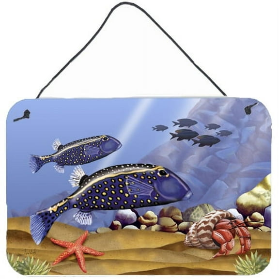 Carolines Treasures PTW2033DS812 Undersea Fantasy 8 Wall or Door Hanging Prints  8x12 multicolor