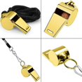 thumbnail image 3 of Whistles, Metal Sports Whistle With Lanyard, Metal Sports Whistles With Lanyard, For Sports, Basketb, 3 of 5
