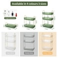 thumbnail image 2 of Organizador de baño akinbas para encimera de 3 niveles, color verde, 2 of 8