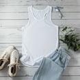 thumbnail image 6 of MESSUEN Tank Tops Women Womens Tank Tops Loose Fit Square Neckline Camisole Women Daily Shirts T Shirt U Neck Tee Tops Tunic Blouse Vest Tanks Women Basic Tops Womens Shirt White 2XL, 6 of 9