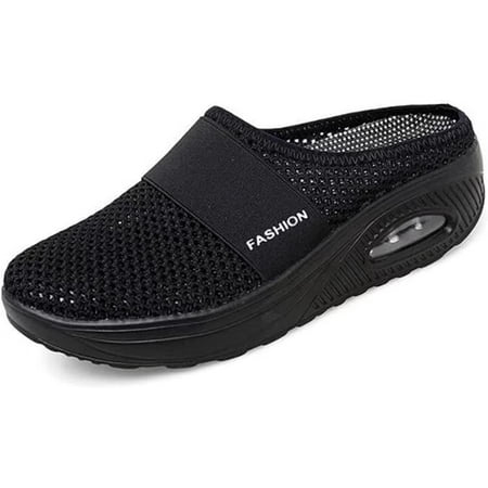 

HOKILAW Sevensmz Shoes Women Walking Shoes Air Cushion Slip-On Shoes-Orthopedic Diabetic Walking Shoes Mesh Sneaker Sandals