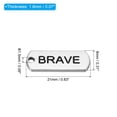 thumbnail image 2 of Uxcell 18mm Metal Pendants Drops, 20 Pack Mini Word Pendant for Jewelry Making DIY Style 2, Silver, 2 of 5