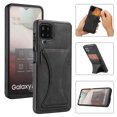 thumbnail image 1 of TOP SHE Case for Samsung Galaxy A12 5G, Galaxy A12 5G Phone Case (6.5 Inch) - Synthetic Leather Protective Case with Card Slot / Kickstand, Slim Fit Lightweight Simple Fashion Cover (Black), 1 of 7