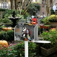 thumbnail image 5 of Happy Halloween Mailbox Cover Magnetic Standard Size 21"x19", Xmas Jack Skellington Sally Skulls Decorative Post Letter Box Decor, Spider Web Funny Holiday Garden Outdoor Decoration, 5 of 6