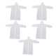 thumbnail image 4 of 5 uds impermeable con capucha EVA gruesa de secado rápido reutilizable una pieza Poncho de lluvia con capucha chaqueta para adultos viajes al aire libre blanco, 4 of 14