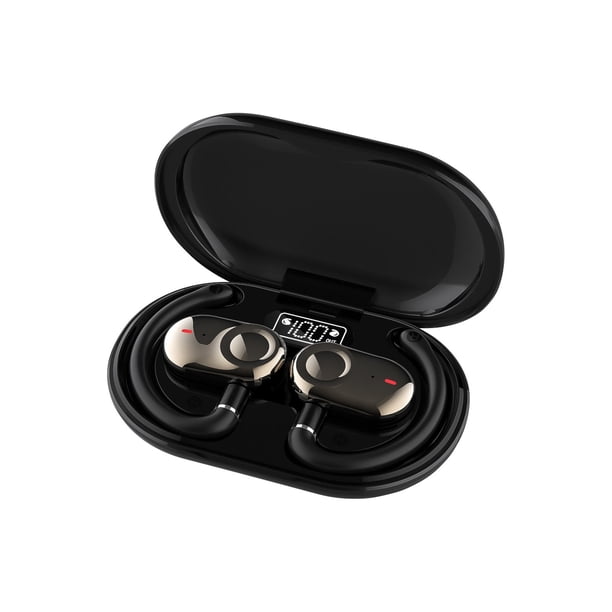Auriculares Inalámbricos Bluetooth Inalámbricos No en el Oído Auriculares Bluetooth 5.3 Impermeables Auriculares de Oído Abierto Adecuados para Correr, Deportes, Conducir Bicicletas Auriculares Inalám