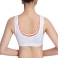 thumbnail image 2 of Yoga Pilates Sport Bras Breathable Underwear Size S-3XL Outdoor Women Seamless Solid Fitness Bra Tops, 2 of 5