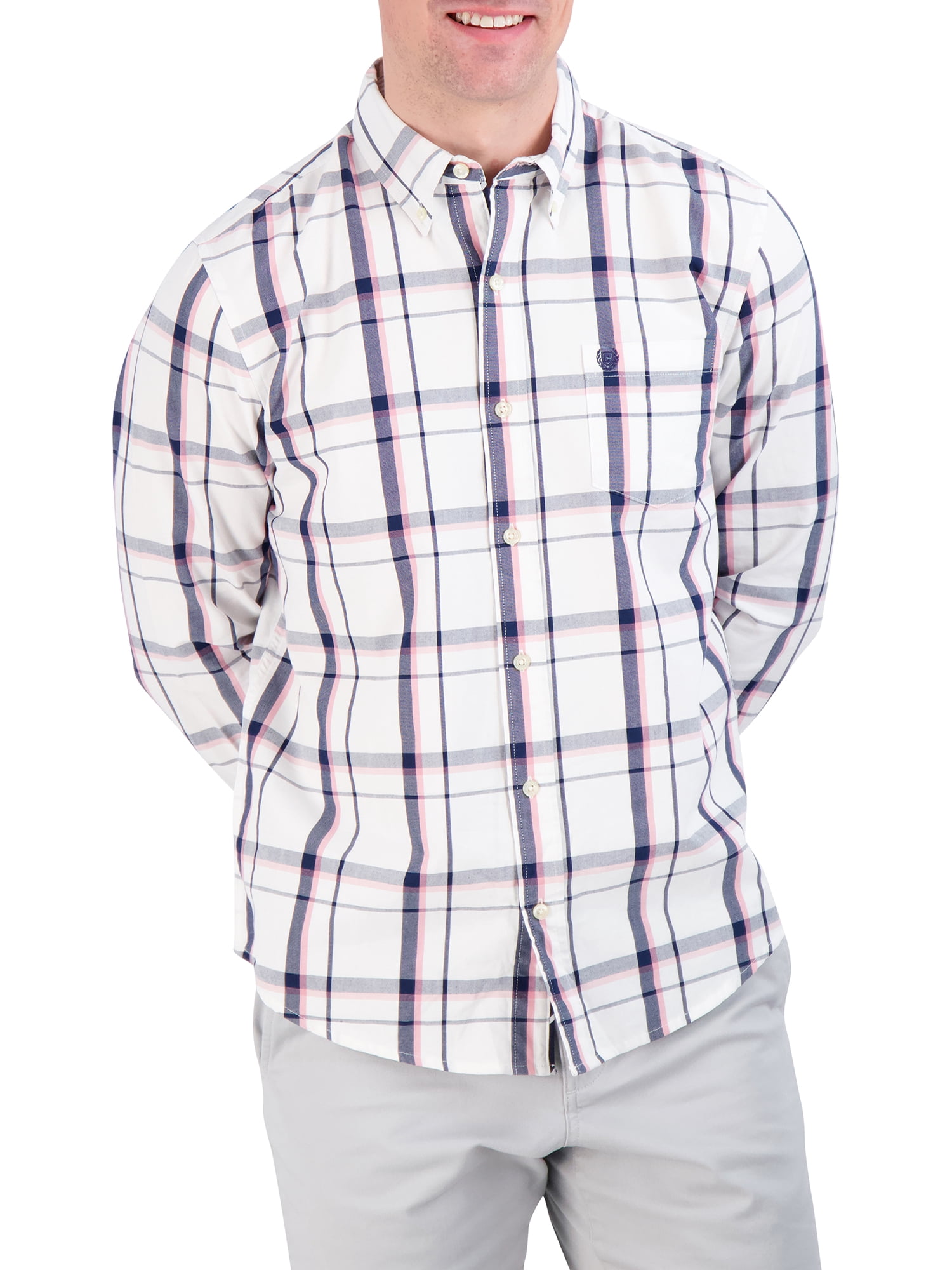 Long Sleeve Oxford Shirt - Walmart 