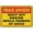 Warning Sign 3, variant on Shut Off Engine While At Dock Sign - 8"x12" Aluminum Tin Warning Sign for Home, Outdoor Garden, Dock, Marina