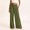 A252 Army Green, variant on Wide Leg Dress Pants for Women High Waisted Flowy Trousers Casual Flattering Bottoms Office Work Lounge