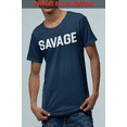thumbnail image 4 of ShirtBANC SAVAGE Mens Dropcut Shirt Savagely Motivated Bold Attitude Design Tee, 4 of 5