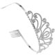 thumbnail image 5 of Silver Rhinestone Crown Headdress for Brides and Women Perfect for Weddings Festivals Parties Photography 3.5x6.5 Inches, 5 of 5