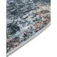 thumbnail image 4 of Unique Loom Kamala Washable Collection Area Rug - Abstract (3' 3" Round Multi/Blue), 4 of 8