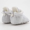 thumbnail image 5 of Newborn Baby Cotton Booties Stay On Slipper Winter Warm Soft Shoes Non-Skid Infant Ankle Boots Crib Shoes, 5 of 6