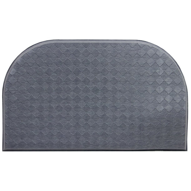 Mainstays 18" x 30" Comfort Mate D Kitchen Mat; Gray