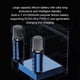 thumbnail image 5 of Seitruly Conexión Bluetooth de plástico Inalámbrico K Sing para cualquier ocasión Altavoz de graves de gran diámetro y alta potencia Electrónica blanco, 5 of 6
