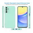 thumbnail image 3 of Tekcoo Silicone Anti-Scratch Back Cover Cell Phone Case for Samsung Galaxy A15 5G, Turquoise, 3 of 9