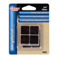 thumbnail image 2 of Shepherd Hardware Square Felt Pads 3/4 in Adhesive Medium Duty Surface Gard 12 Count, Brown, 6 Pack, 2 of 8