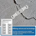 thumbnail image 4 of 3 Pcs Crack Monitoring Record, Acrylic Corner Tell-Tale Monitor,Tell-Tale Crack Monitoring Device,M, 4 of 5